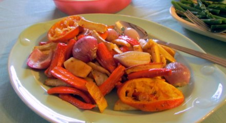 roasted carrots, parsnips, and shallots with orange